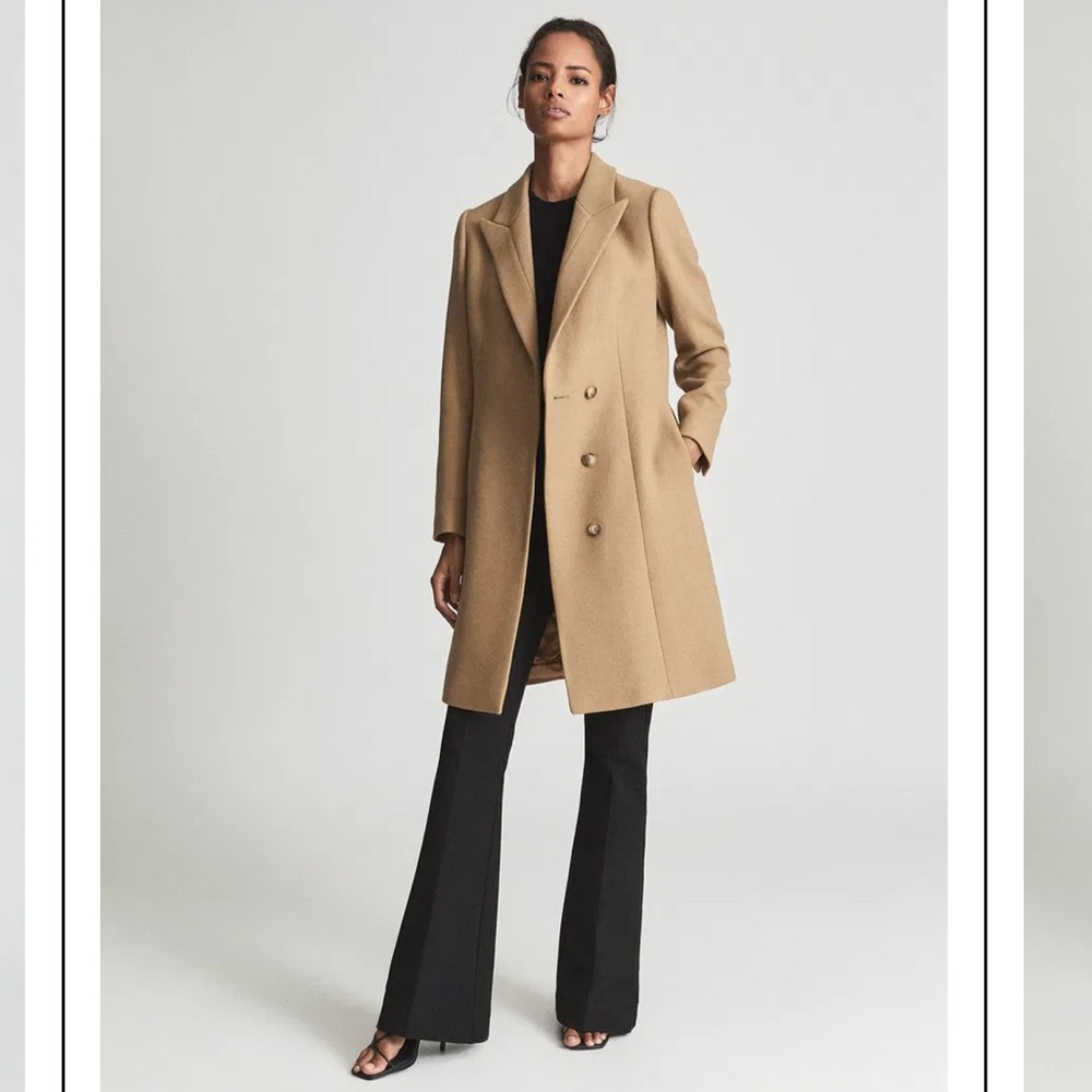 Reiss Marlow Wool Blend Coat